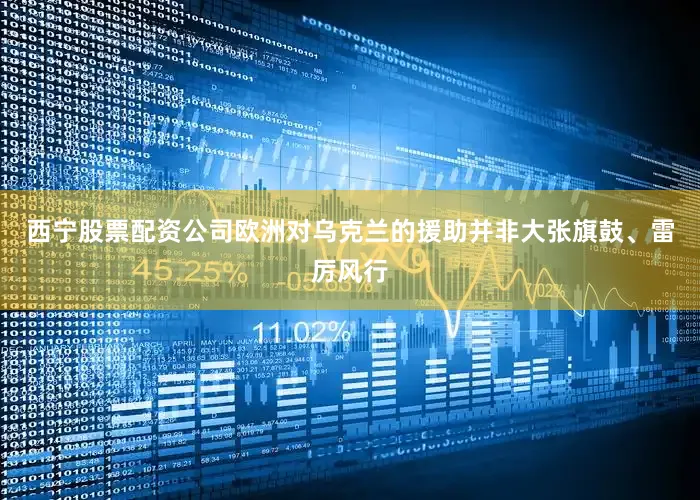 西宁股票配资公司欧洲对乌克兰的援助并非大张旗鼓、雷厉风行